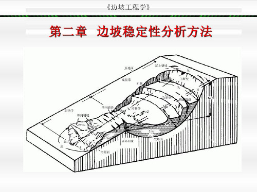 边坡稳定性分析方法