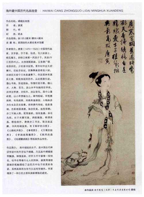 海外藏中国历代名画选登