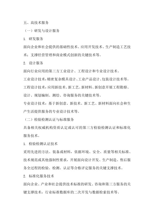 国家重点支持的高新技术领域(详解)2