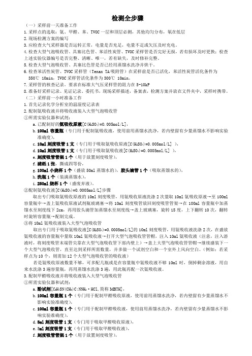 建筑物室内环境检测全步骤