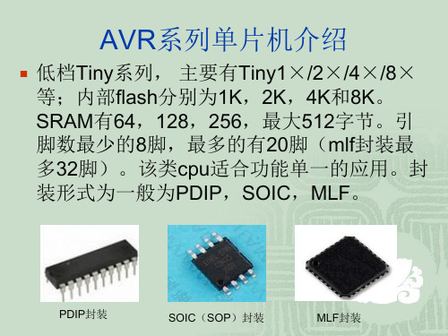 自己动手学习单片机系列 AVR系统总体概述