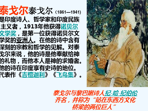 泰戈尔简介