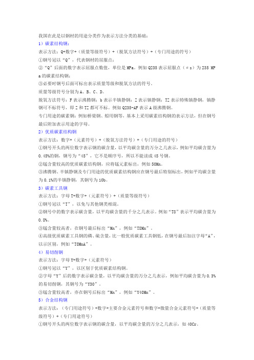 什么是钢材的牌号,牌号又是怎么分的？