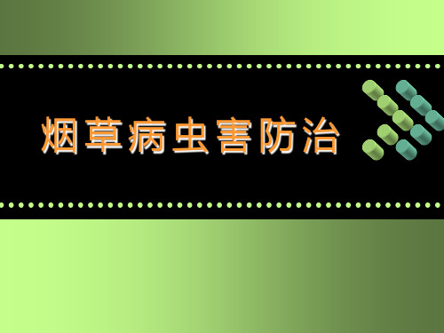 云南烟草病虫害防治课件1(李为争)