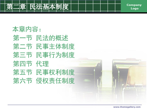 第二章 民法原理讲解