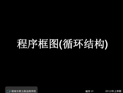 12-06-16高一数学《程序框图(循环结构)》(课件)