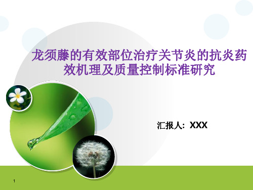 药学研究生开题报告ppt课件