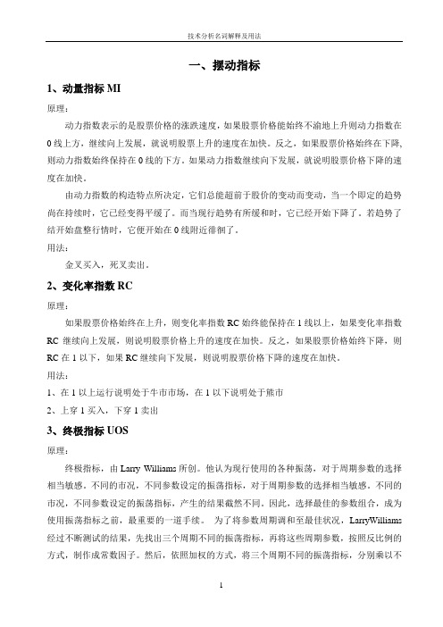 股票术语