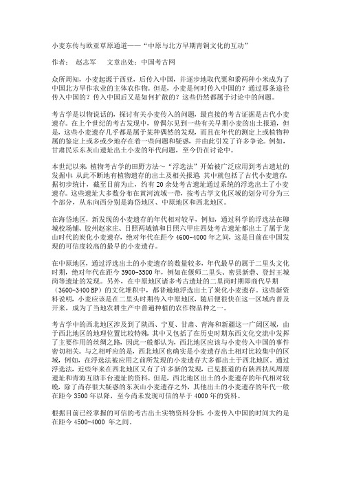 小麦简史