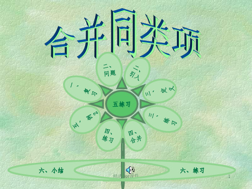 人教版数学合并同类项ppt课件