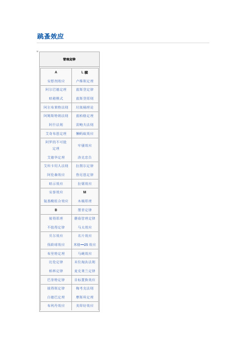 跳蚤效应