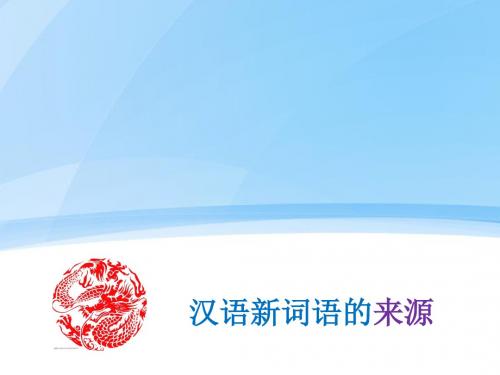 外国留学生汉语新词语 (4)