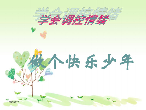 湘教版初一上册政治1.33做个快乐少年PPT课件