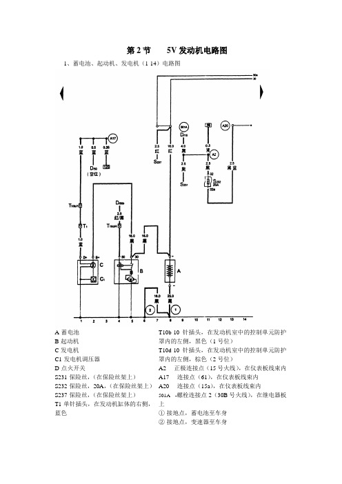 第14章2帕萨特B5全车电路图