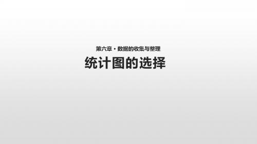 北师大版七年级上册6.4《统计图的选择》【教学课件】  (共19张PPT)