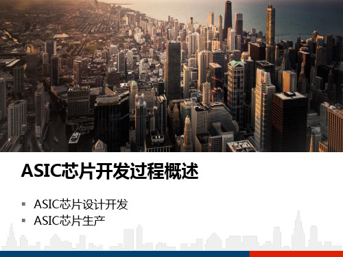 ASIC芯片开发过程概述