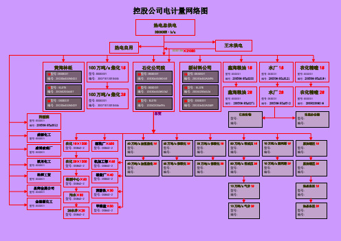 电计量网络图