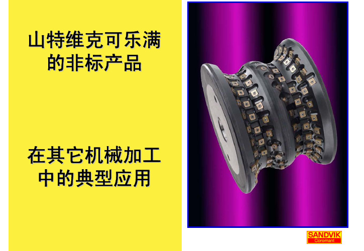 山特非标刀具在其它行业的应用