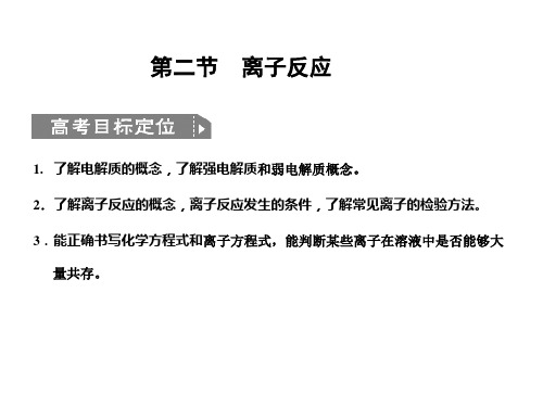 化学离子反应归纳总结