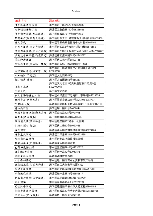 济南有那些酒店,济南找酒店,济南所有酒店,济南酒店列表,济南酒店信息大全