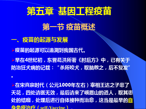 基因工程疫苗ppt