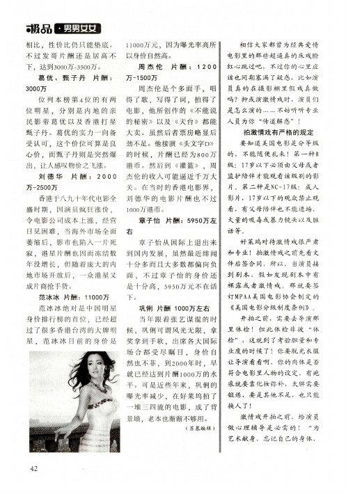电影里的激情戏是真是假？听听专业人士怎么说