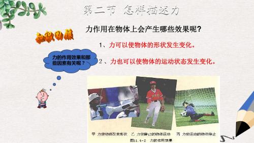 八年级物理全册第六章第二节怎样描述力教学课件新版沪科版