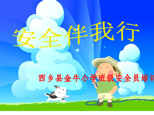 《班级安全员培训》