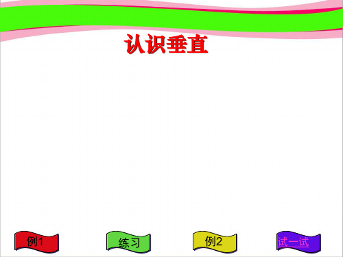 《认识垂直》公开  省一等奖课件.ppt课件  省一等奖课件