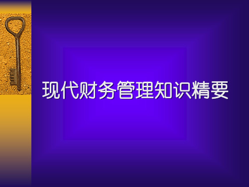 现代财务管理精要.pptx
