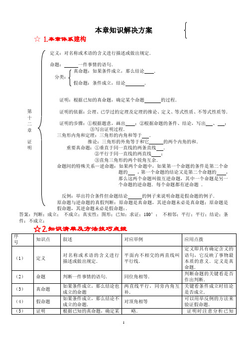 第12章全章小结
