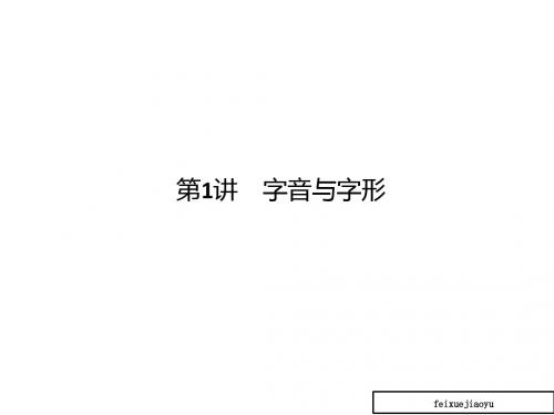 中考语文复习课件_字音与字(共13张ppt
