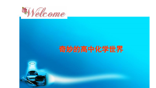 人教版高一化学绪论ppt课件