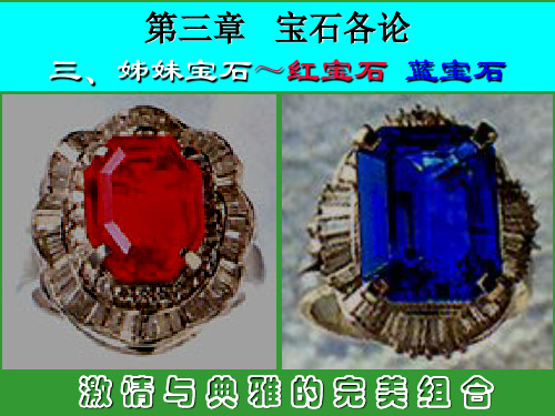 宝石各论(红蓝宝石)资料