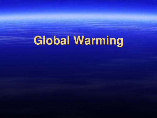 Global warming,1