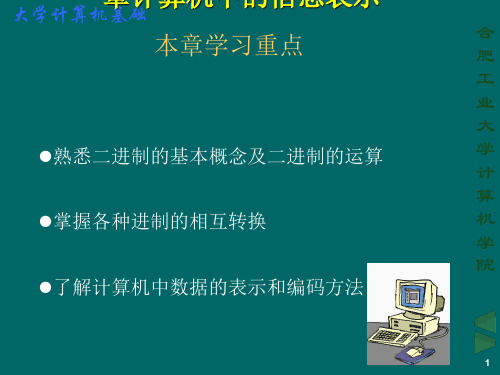 大学计算机基础(进制和编码)