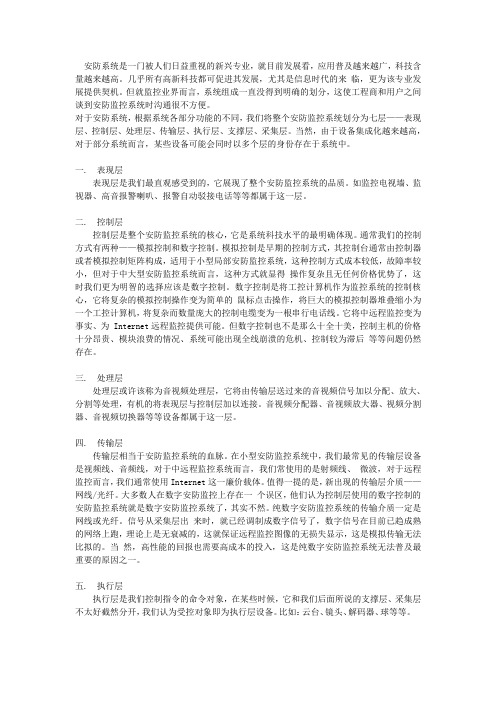 安防系统