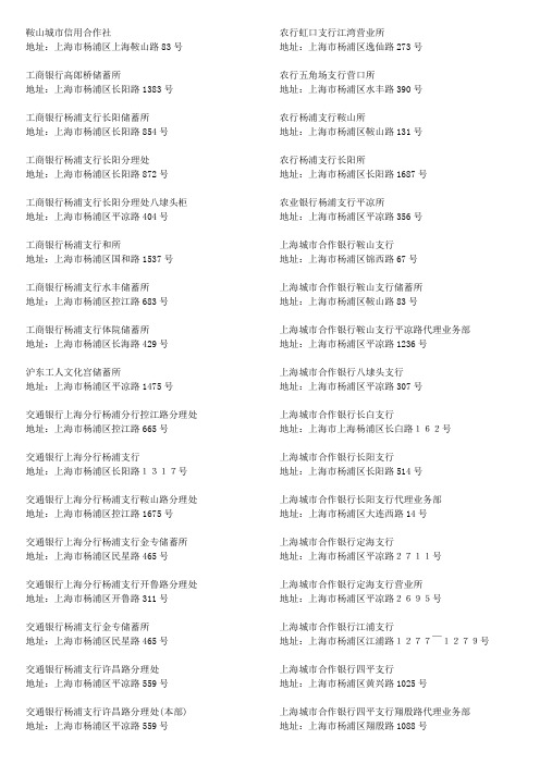 银行网点