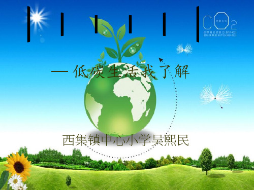 综合实践活动课《走进低碳生活》优质课件