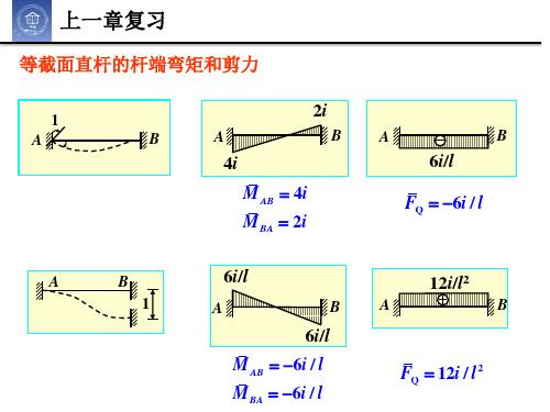 8-3、8-4位移法的基本未知量和基本结构__典型方程及计算步骤