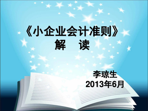 2013小企业讲解