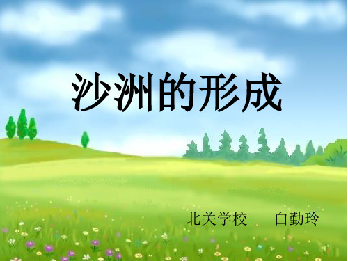 (五下)科学PPT课件4 沙洲的形成冀教版 (14张)