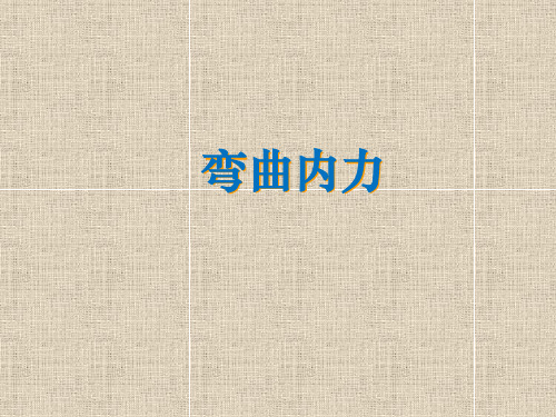 材料力学—弯曲内力