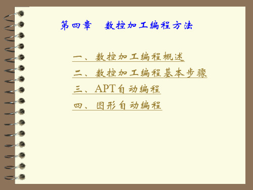 CAM第4章-数控加工编程方法1精品PPT课件