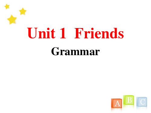 《Friends》GrammarPPT