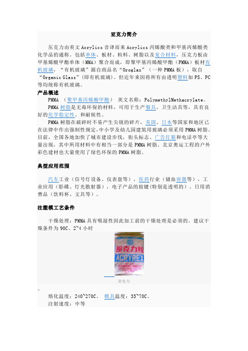 亚克力简介