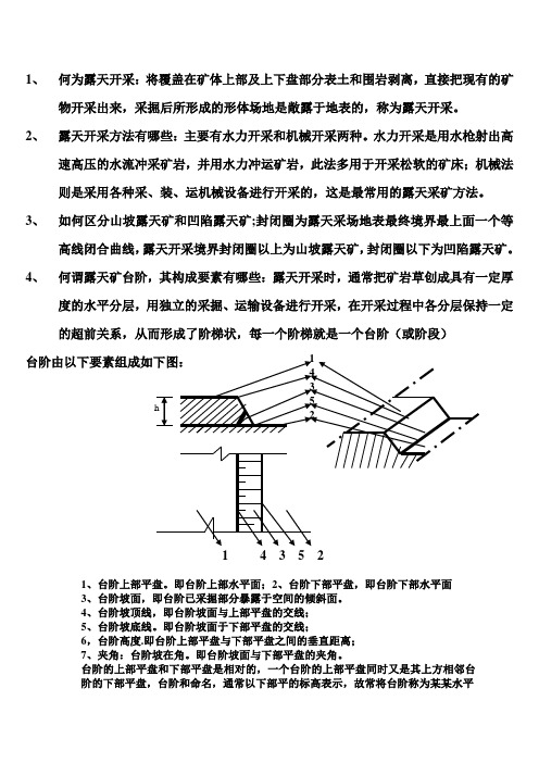 何为露天开采