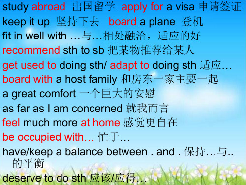 人教版高中英语选修七 Unit5Using language (共35张PPT)
