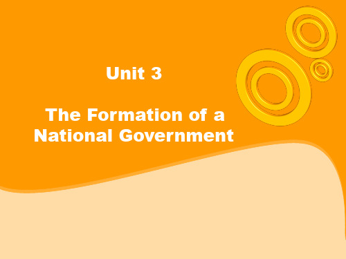 unit3 美国历史与文化