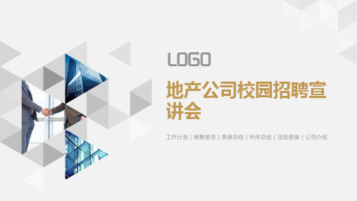 地产公司校园招聘宣讲会PPT课件